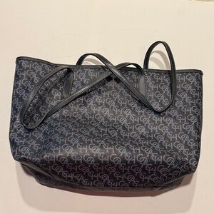 Stylish Black and Gray Tote Bag